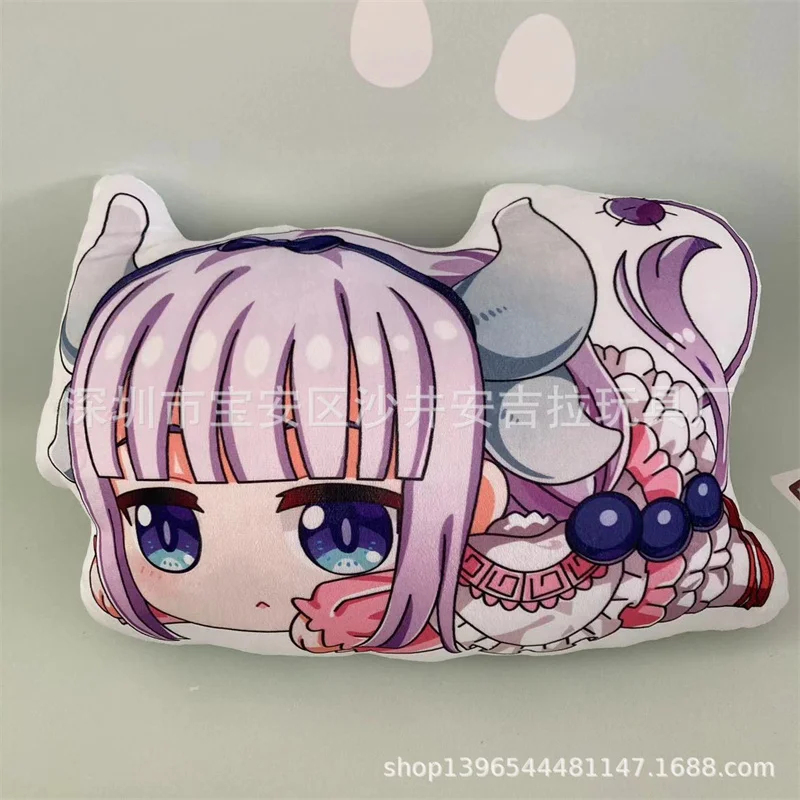 Miss Kobayashi's Dragon Maidkannakamui Tohru периферийная плюшевая подушка с принтом Двусторонняя