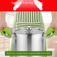 silicone anti hot pot gripper bowl pan tools bowl anti scald cookware cooking picnic clip clamp for kitchen home
