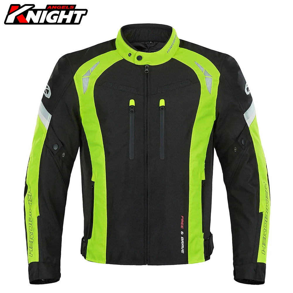 

Motorcycle Jacket Four Seasons Reflective Racing Jacket Motocross Motorcycle Jacket Pants Suit Waterproof Keep Warm HEROBIKER