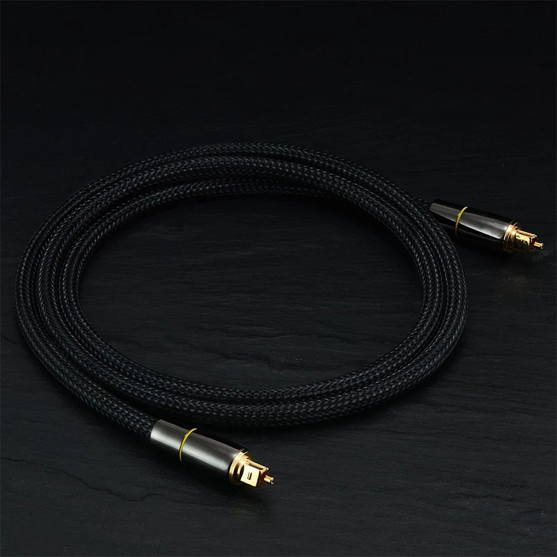 HIFI 5.1 Digital SPDIF Fiber Toslink Optical Audio Cable 1M For TV Box PS4 Speaker Wire Soundbar Amplifier Subwoofer