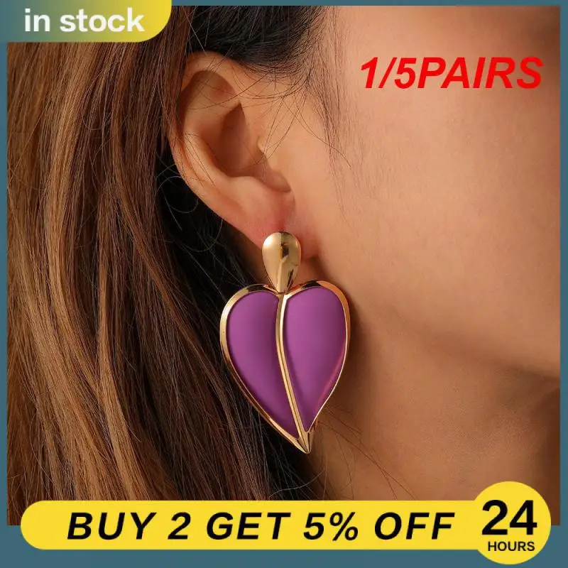 1/5 ПАРИ Двухслойные маленькие свежие серьги Усовершенствованные Серьги с диким