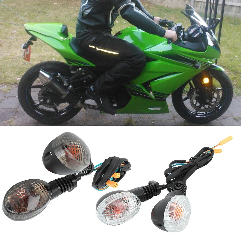 

2PCS Motorcycle Turn Singal Lights Indicator Blinker Lamps For Para 250 Motorcycle Modification