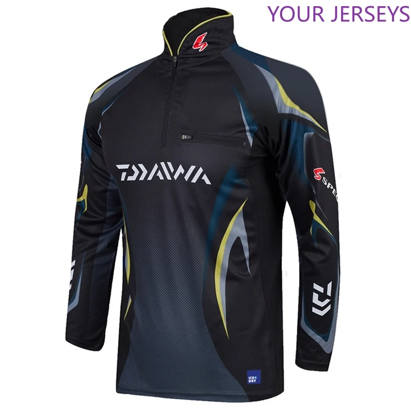 

New Long Sleeved Fishing Clothes Quick-dry Shirts Breathable Jersey Bamboo Fiber Summer Fisherman Clothing DAIWA Pesca