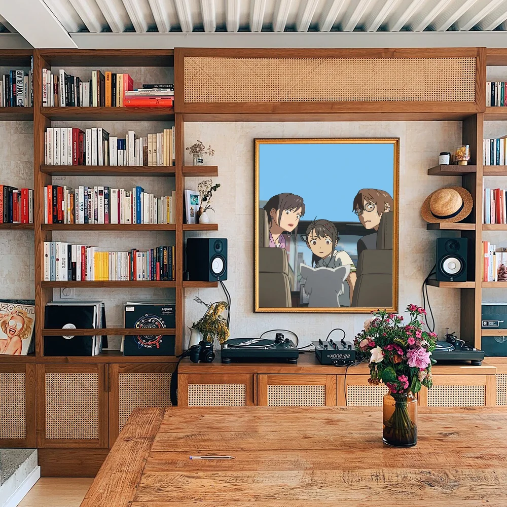 Makoto Shinkai Suzume хорошее качество принты и постеры винтажная комната домашний бар