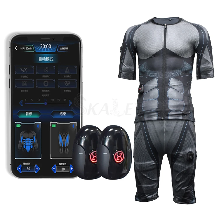 

EMS Fitness Smart Sportswear EMS Fat Removal Body Slimming Clothing Muscle Trainer Suit Fitness Device Slimming Shaping Suits