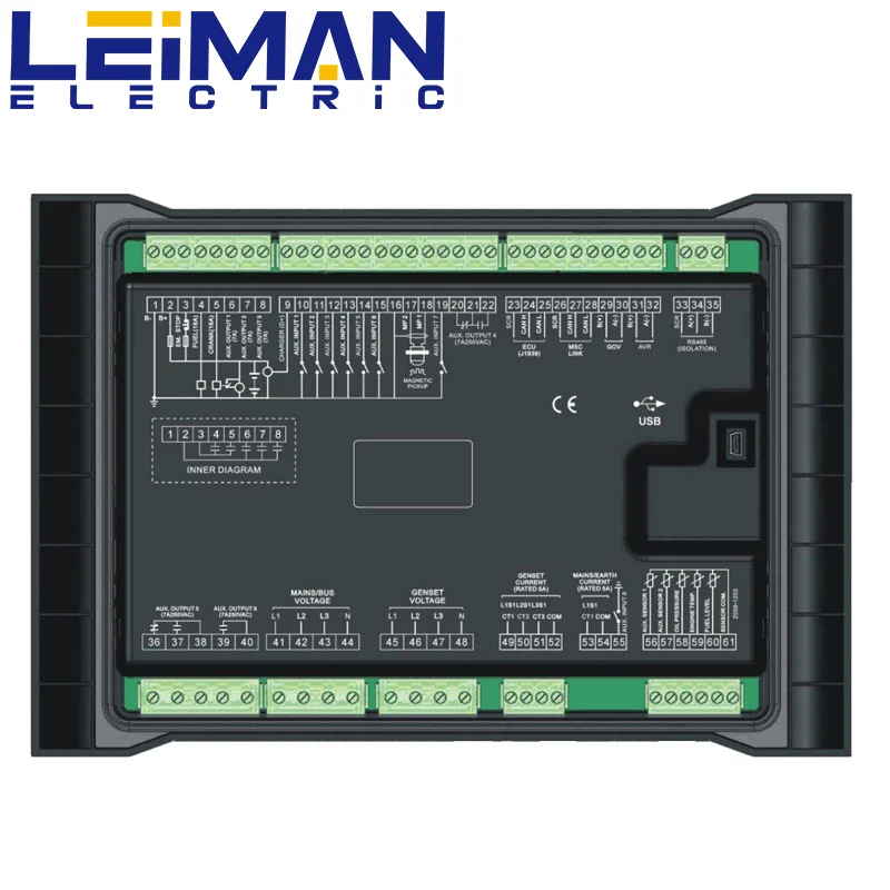 Панель управления для дизельного генератора SmartGen HGM9530 с ЖК-дисплеем 4 3 дюйма