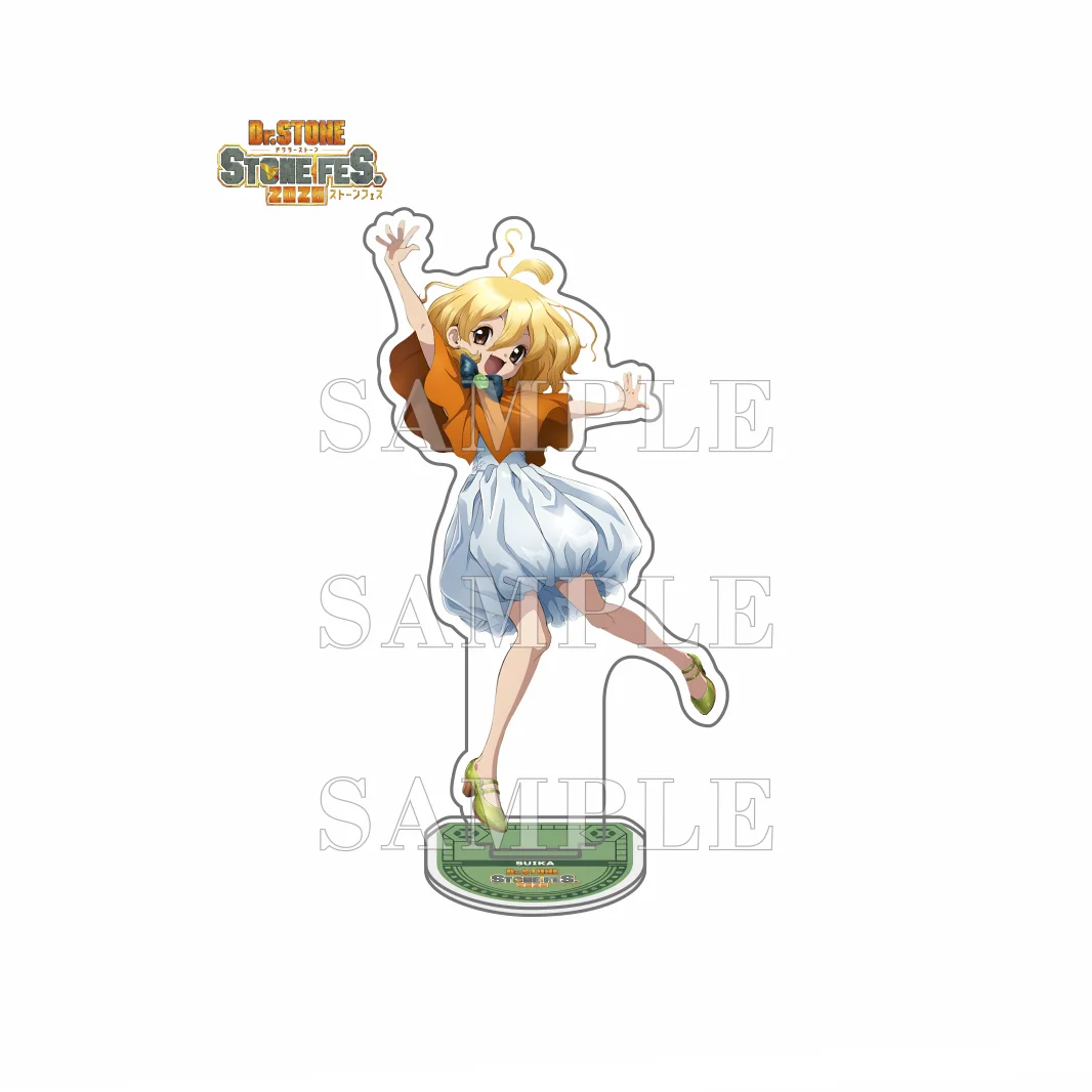 Аниме Dr.STONE: Финальное событие 2026 года. Новейшая акриловая подставка-брелок с фигурками Сенку ИшигамиТайджу Оки, 15 см. Модель-плакетка, декор для стола, подарки. (art.: 3920dc4e249ef) - 3920dc4e249ef