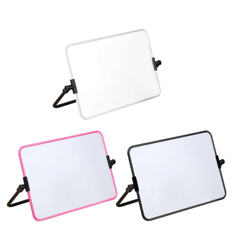 Double Sided Mini Desktop Whiteboard A4 Magnetic  Small Whiteboard N0HC