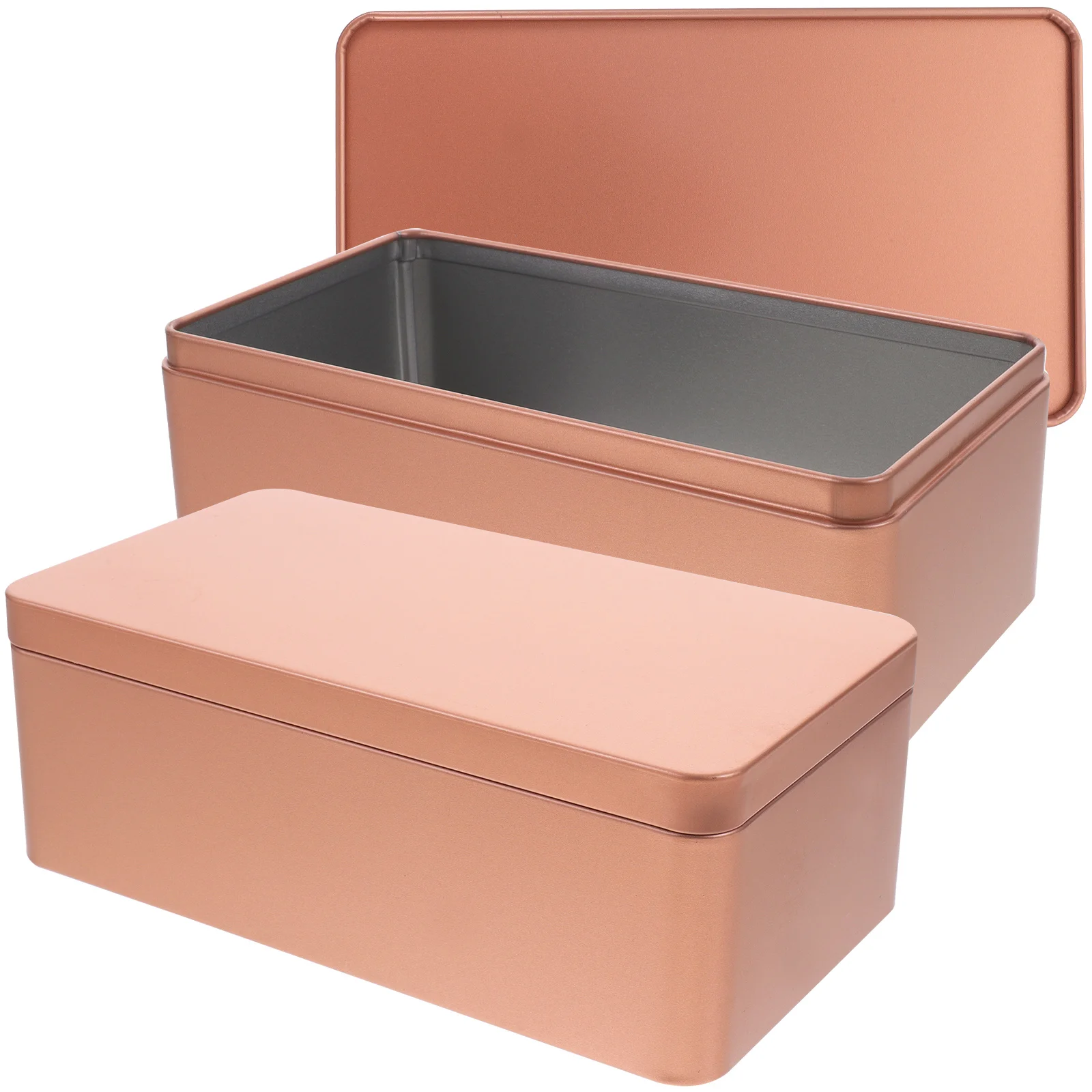 

2 Pcs Portable With Lid Tin Box Small Tin Boxes Tin Containers With Lids Tin Containers Tins With Lids Tin Box With Lid
