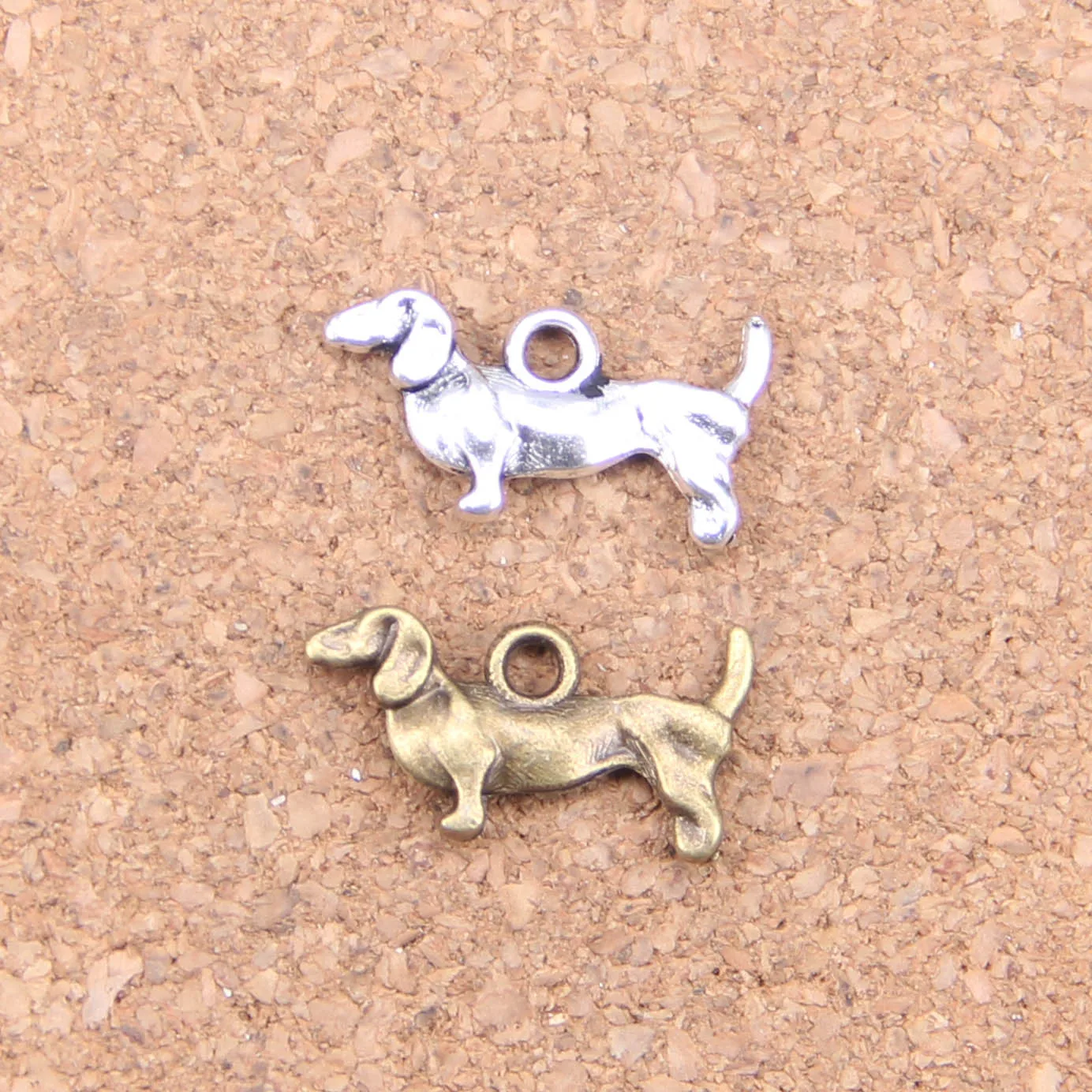 

152 шт. подвески в виде собаки 10x8 мм, стиль ретро, DIY для браслета ожерелья