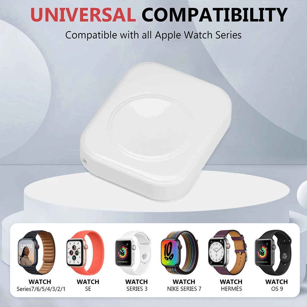 

Universal Portable Wireless Charger Suitble for Apple Watch Series Replacement Magnetic Smart Watch Accessories for IWatch Ultra