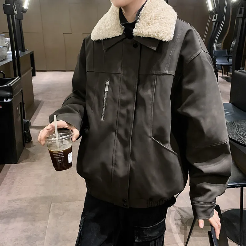 Флисовая летная куртка Maillard Berber мужская на хлопковой подкладке осень-зима 2024