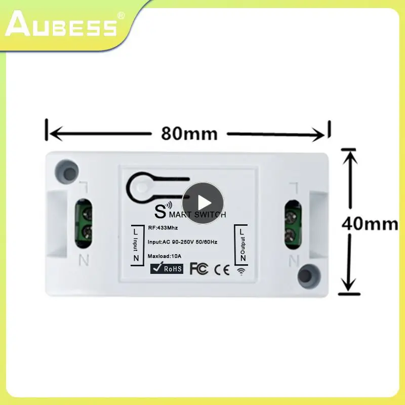 

Household Free Stickers 433mhz For Diy Wireless Free Wiring Smart Switch Switch Breaker Household Smart Switch Module