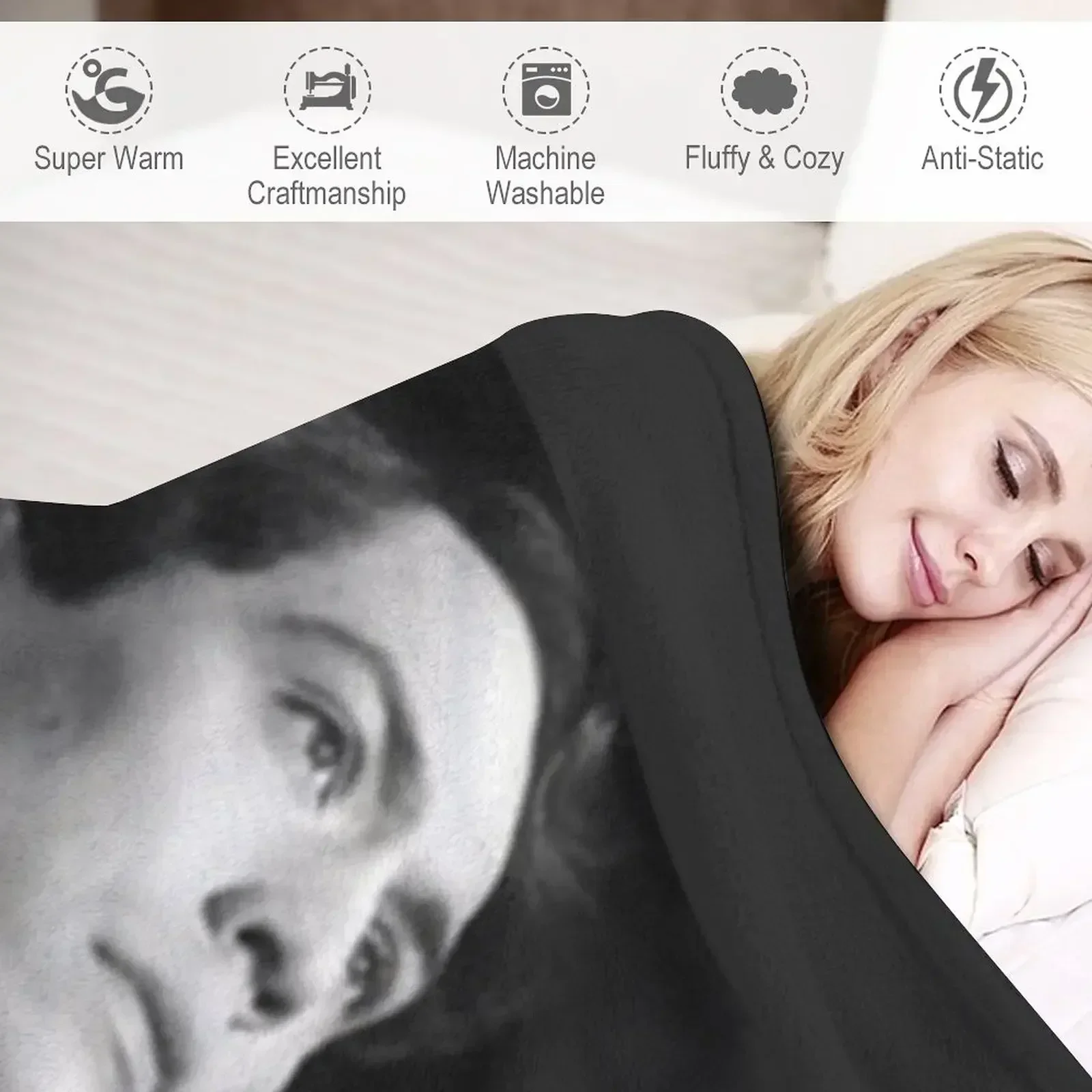 Одеяло с изображением Тома волосатые одеяла украшения диванов роскошные для