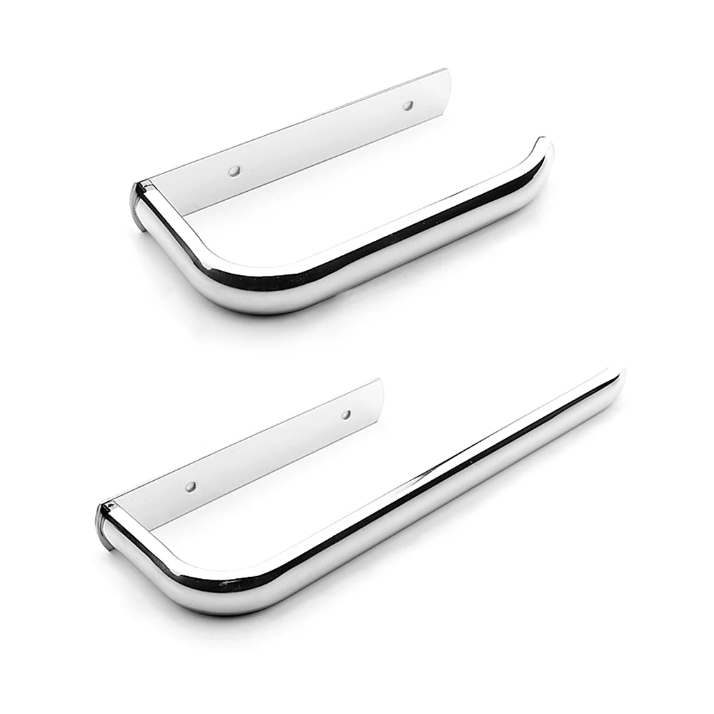 

Kitchen Toilet Holder Stainless Steel Self-adhesive Wall Mount Wear-resistant Restroom Tissue Stand Accessories Short
