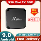 ТВ-приставка X96 Mini, Android 2,4, Amlogic S905W, 4 ядра, 1080 ГГц, Wi-Fi, p, H.265, 4K, HD