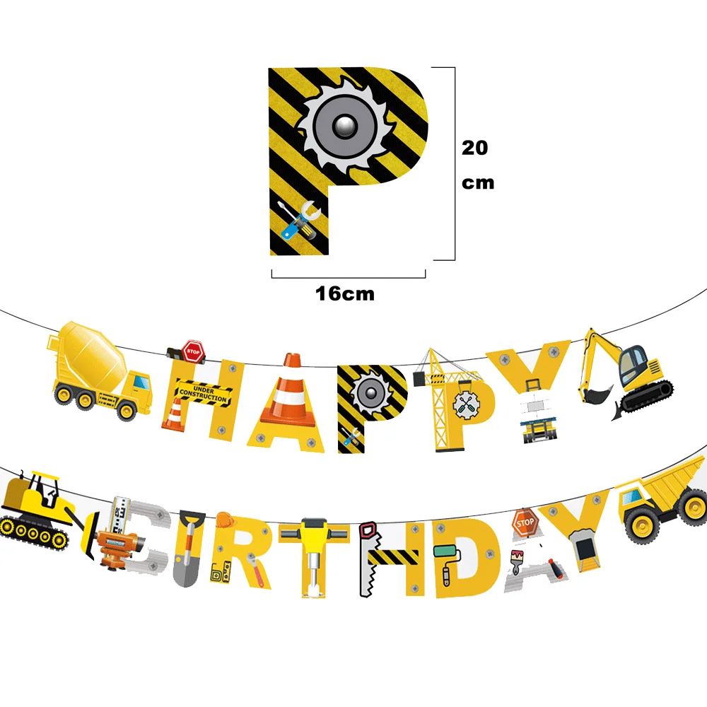 

Набор для вечеринки "Строительная техника" EsenTroye