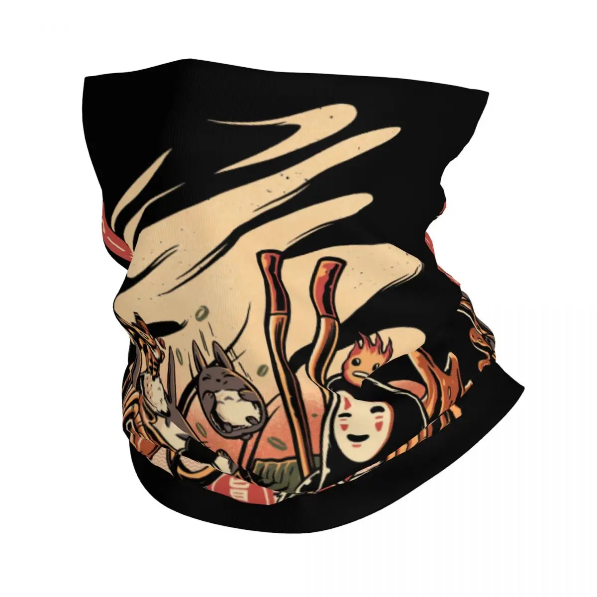 

Бандана-шарф ветрозащитная для мужчин и женщин, с принтом