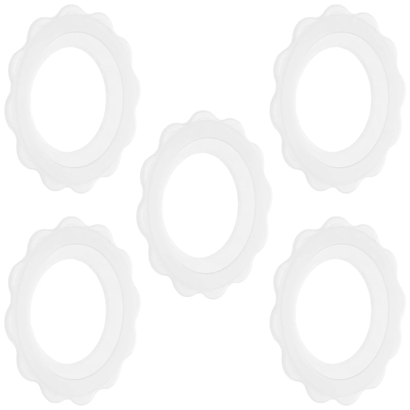 5 шт. щитки для сосков силиконовое кольцо груди чашка молока белые чехлы грудного