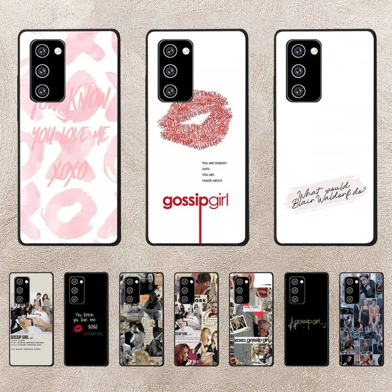 

Gossip Girl Phone Case For Oppo Reno Realme C3 6Pro Cover For Vivo Y91C Y17 Y19 Funda Capa