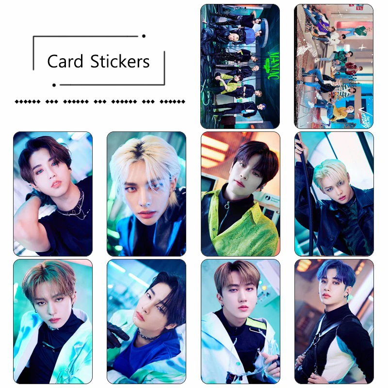 

10 шт./компл. Kpop STRAY KIDS Новый Поп-ап магазин наклейка на карты «Победа» Кристальные наклейки на карты подарки Оптовая продажа для коллекции по...
