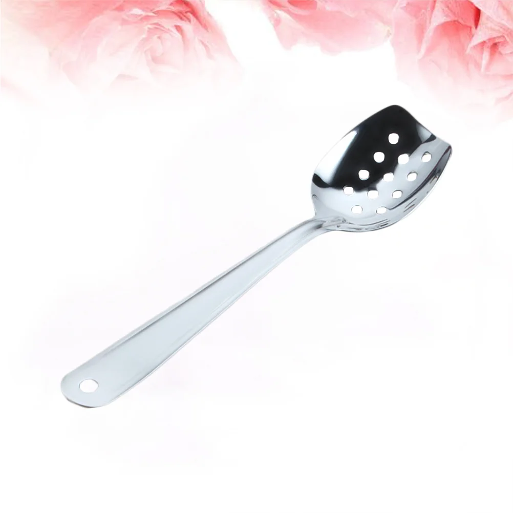 

Spoon Slotted Soup Ladle Hot Pot Skimmer Steel Stainless Serving Strainer Grade Colander Dinner Sauce Cooking Spoons Scoops