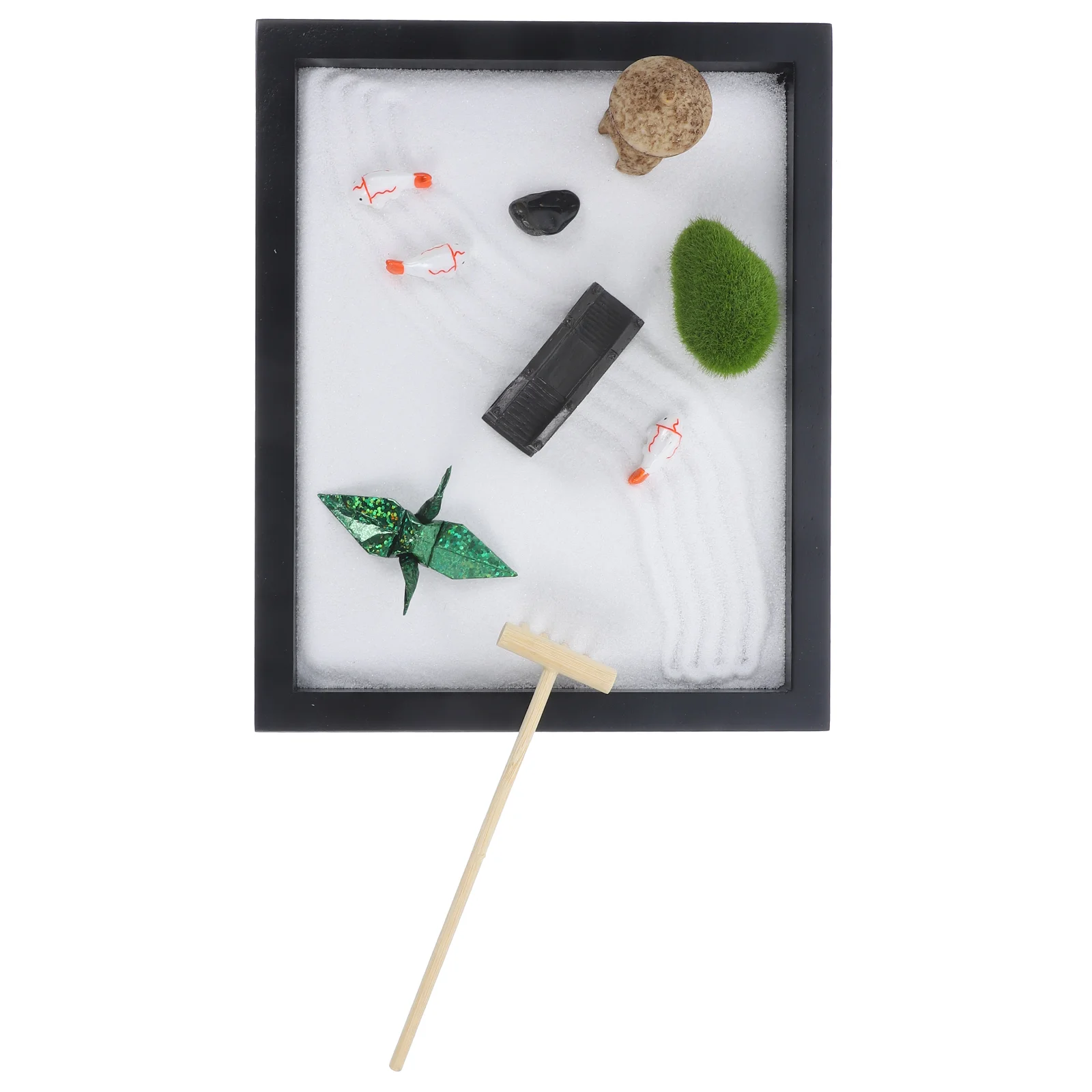 

Simulation Sand Table Adornment Garden Sandbox Ornament Desk Terrarium Tank Container For Office