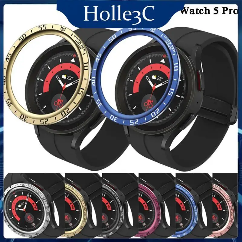 

Ring Frame Samsung Galaxy Watch 5 Cover Ring Frame For Samsung Galaxy Watch 5 Smartwatch Cover Metal Ring Cover