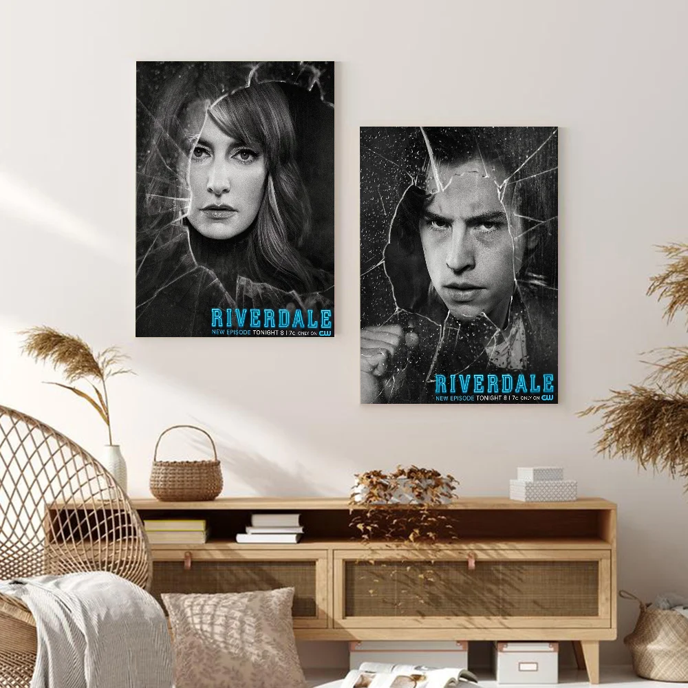 Самоклеящийся художественный постер Riverdale Decoracion настенная живопись белая