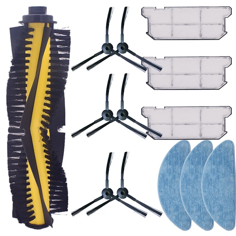 

Аксессуары для Ilife V7 V7S Pro Plus, основная и боковая щетки, фильтр тряпки, подходит для пылесосов