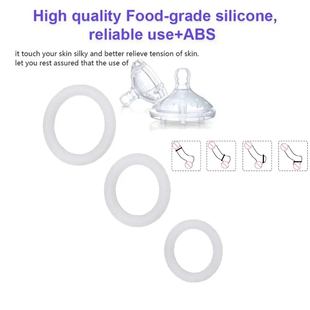 Гнитальное огнестойкое кольцо для оргазма мужчин силиконовые головки голые