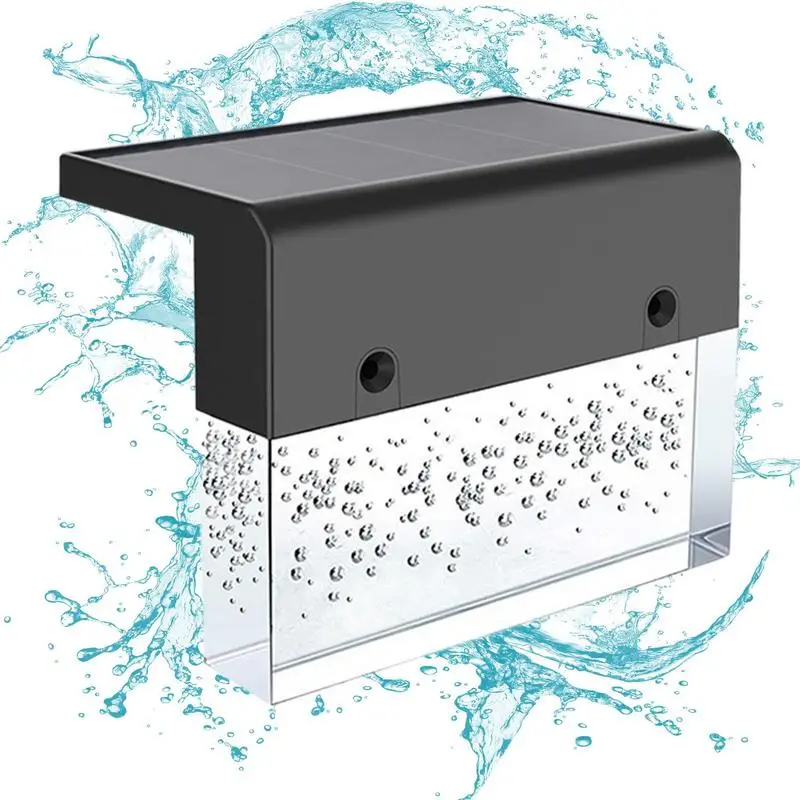 

Красочные солнечные фонари, водонепроницаемый садовый светильник, для лестниц, сада, забора, декоративная лампа на солнечной батарее