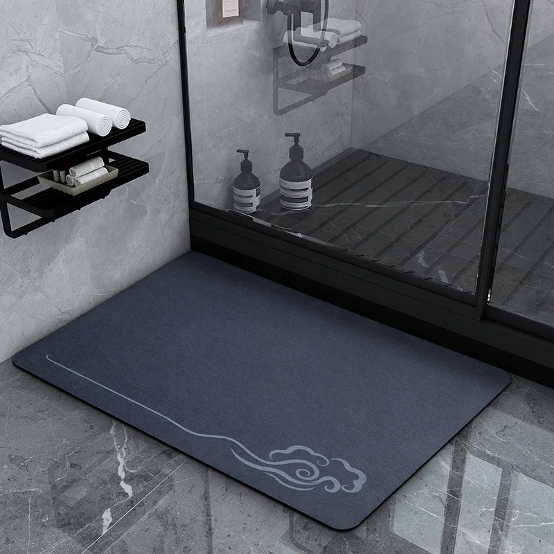 

Absorbent Mat Foot Pad Toilet Bathroom Door Non-slip Household Quick-drying Door Carpet Bathroom Bathroom Floor Mat