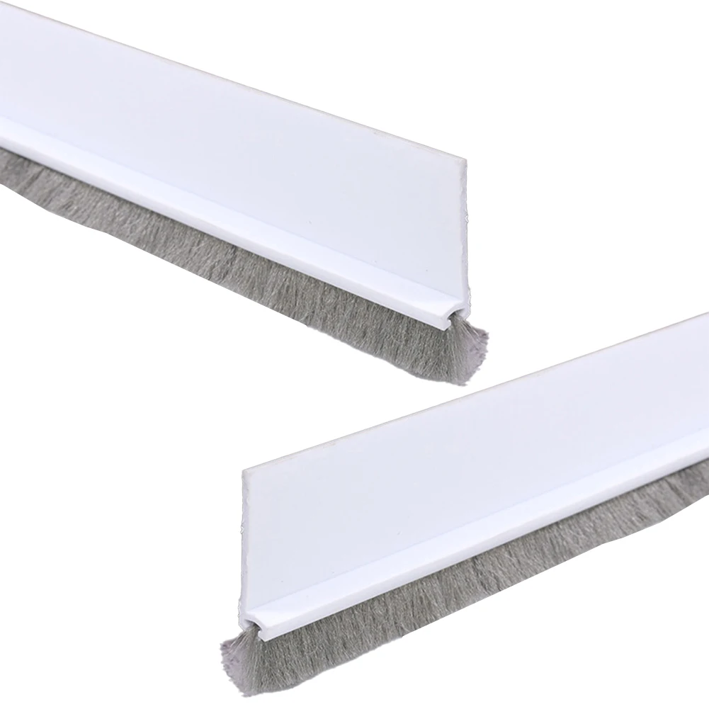 

2 шт. силиконовый уплотнитель для двери 100 см с щеткой, белый/серый/черный/коричневый