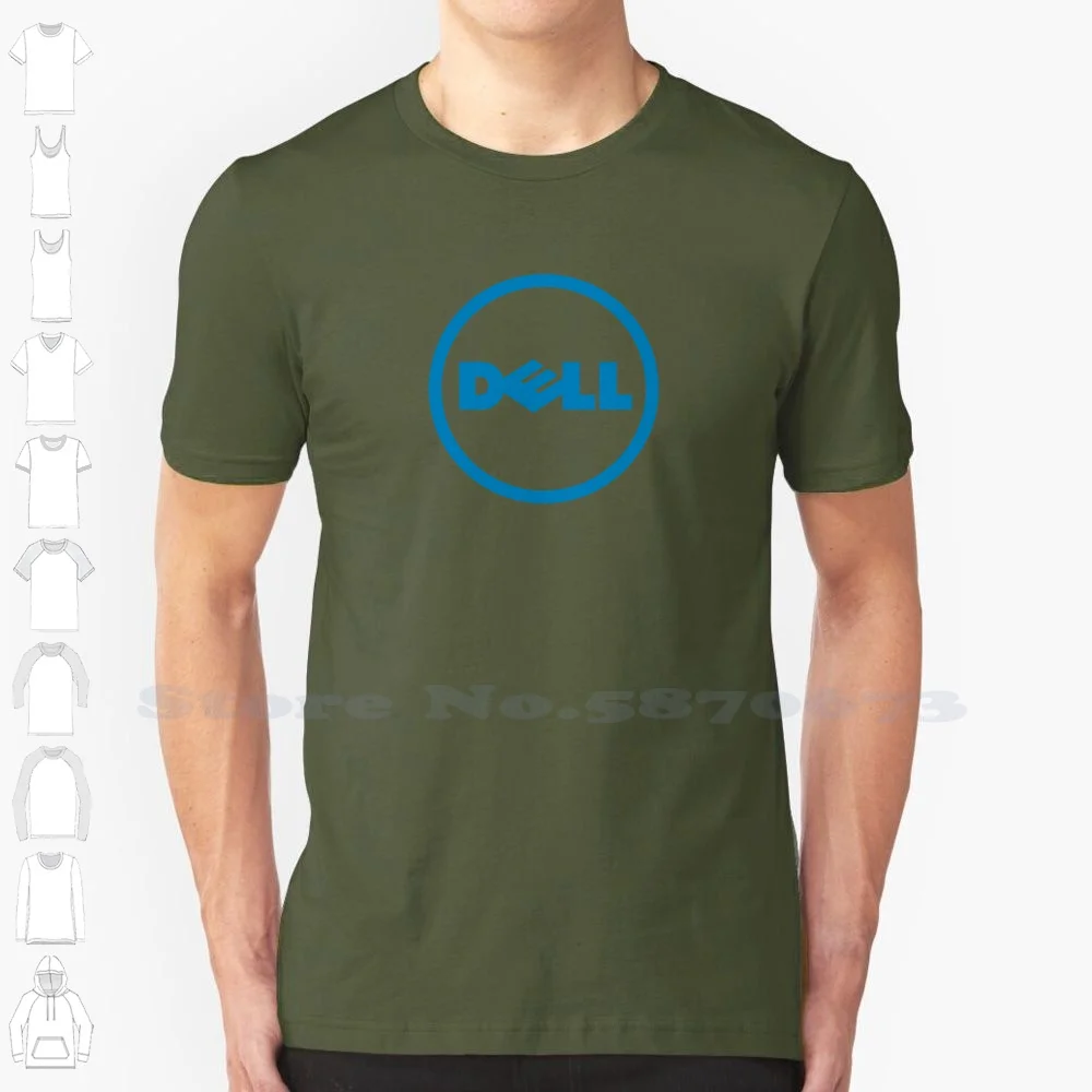 

Dell Logo Unisex Clothing 2023 Streetwear Printed Brand Logo T-shirt Graphic Tee