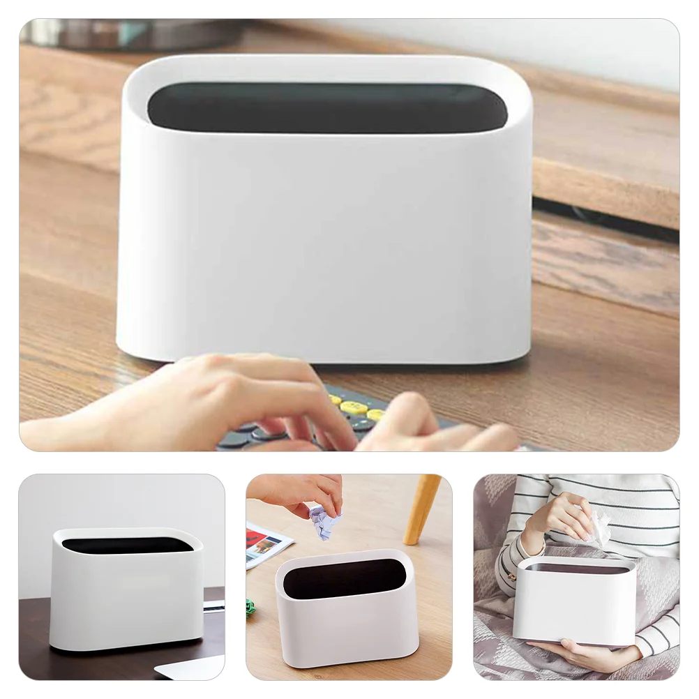 Мини-сміттєвые баки для офисной столешницы мусорные овальная корзина мусора