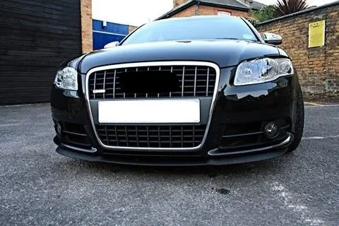 Передняя губа для Audi s4 rs4 b7 a4 универсальный спойлер бампер губ 3 шт. Бесплатная