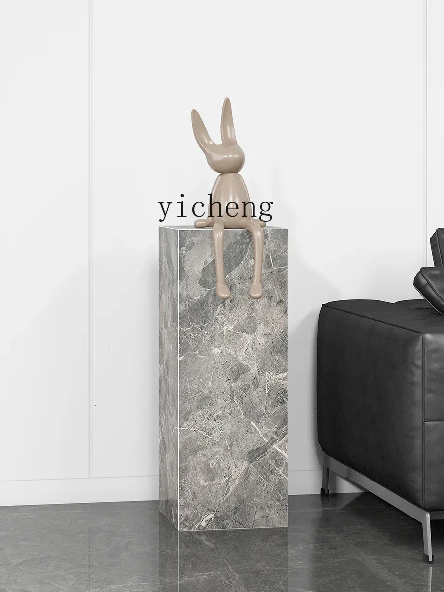 Мраморная скульптурная база ZC на заказ выставочный стол для отдела продаж