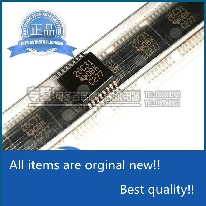 

10pcs orginal new AM26C31CDBR silk screen 26C31 thick foot patch SSOP-16