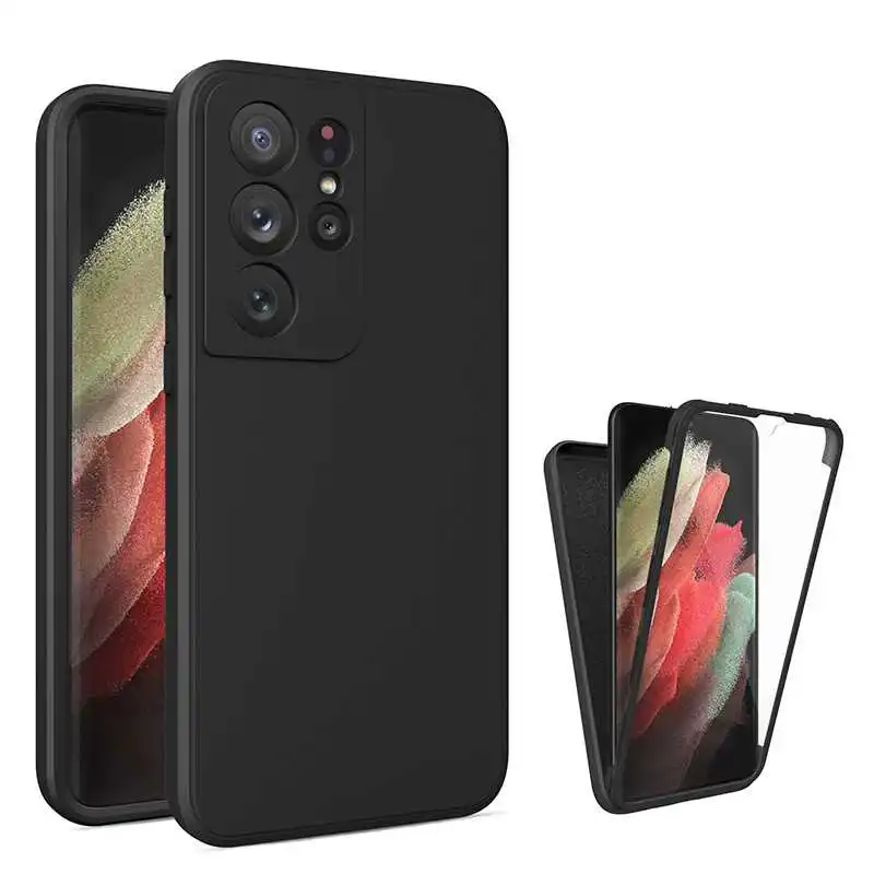 

Heouyiuo 360 Full Coverage Soft Case For Samsung Galaxy S22 Ultra 5G Plus Phone Case Cover