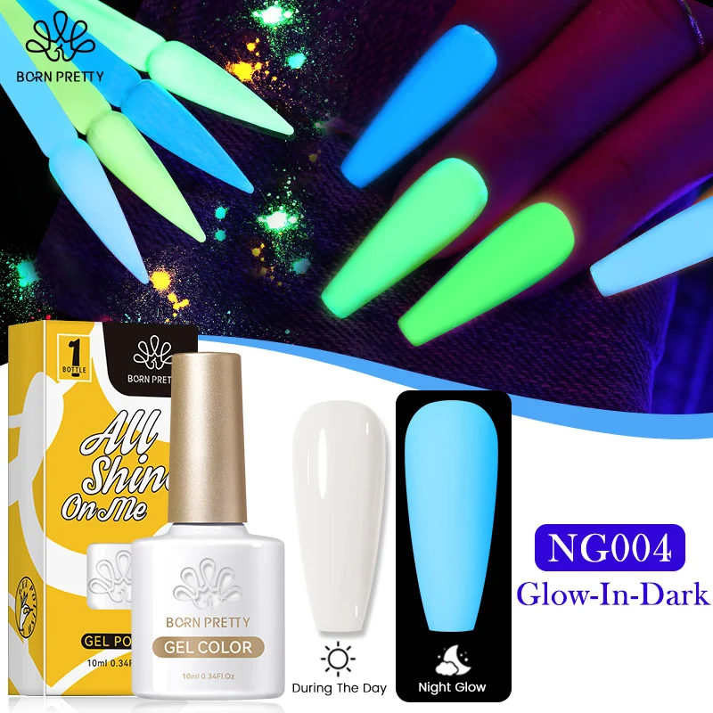 

Флуоресцентный светящийся в темноте Гель-лак для ногтей BORN PRETTY 10 мл неоновый цвет флуоресцентный Гель-лак для ногтей светящийся гель для дизайна ногтей