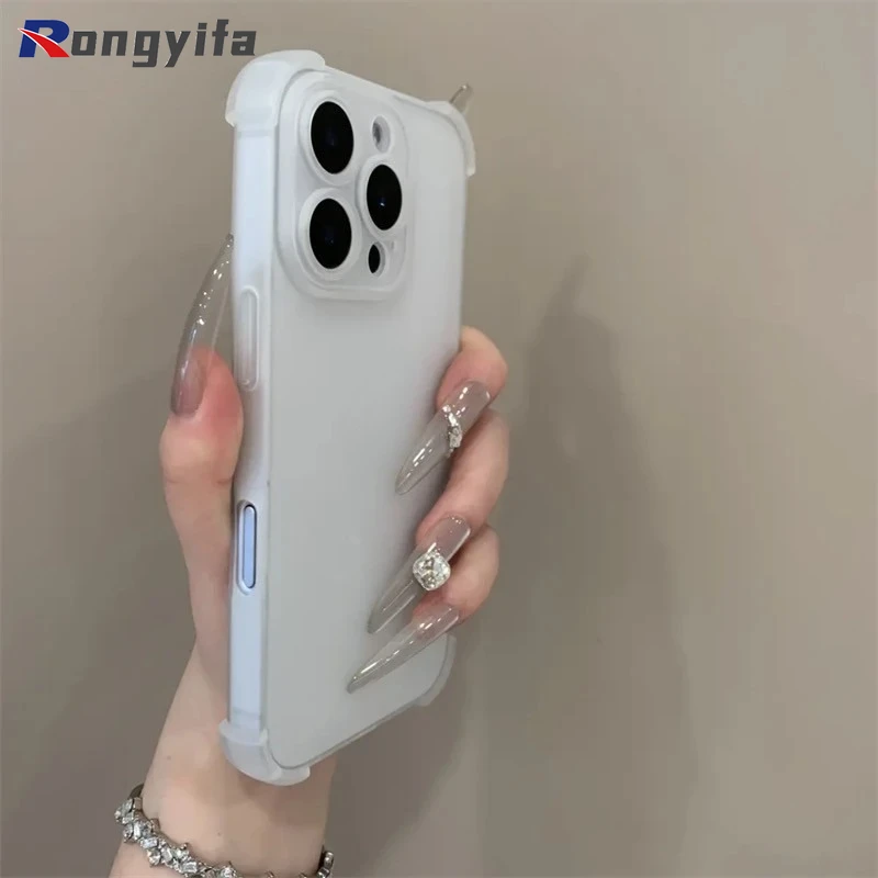 Чехол для телефона Ice Mist для Realme GT7 Pro C15 C12 C11 9i 7i Global 5 5s 5i 6i, матовая задняя крышка, простая мягкая противоударная крышка AirBag (art.: 3920ced5d5086) - 3920ced5d5086
