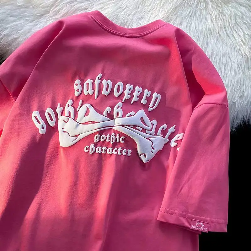 

Vintage Streetwear Graphic Skull T Shirt Women Top Summer Casual Oversized Short Sleeve Top Teens Woman Tshirts Big Fashion