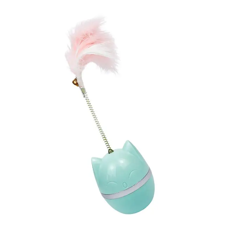 

Kitten Swing Toy Funny Cat Roly-poly Toy Pet Swing Ball Pet Interactive Toy Scratch-resistant 360 Degrees Rotation Training Ball
