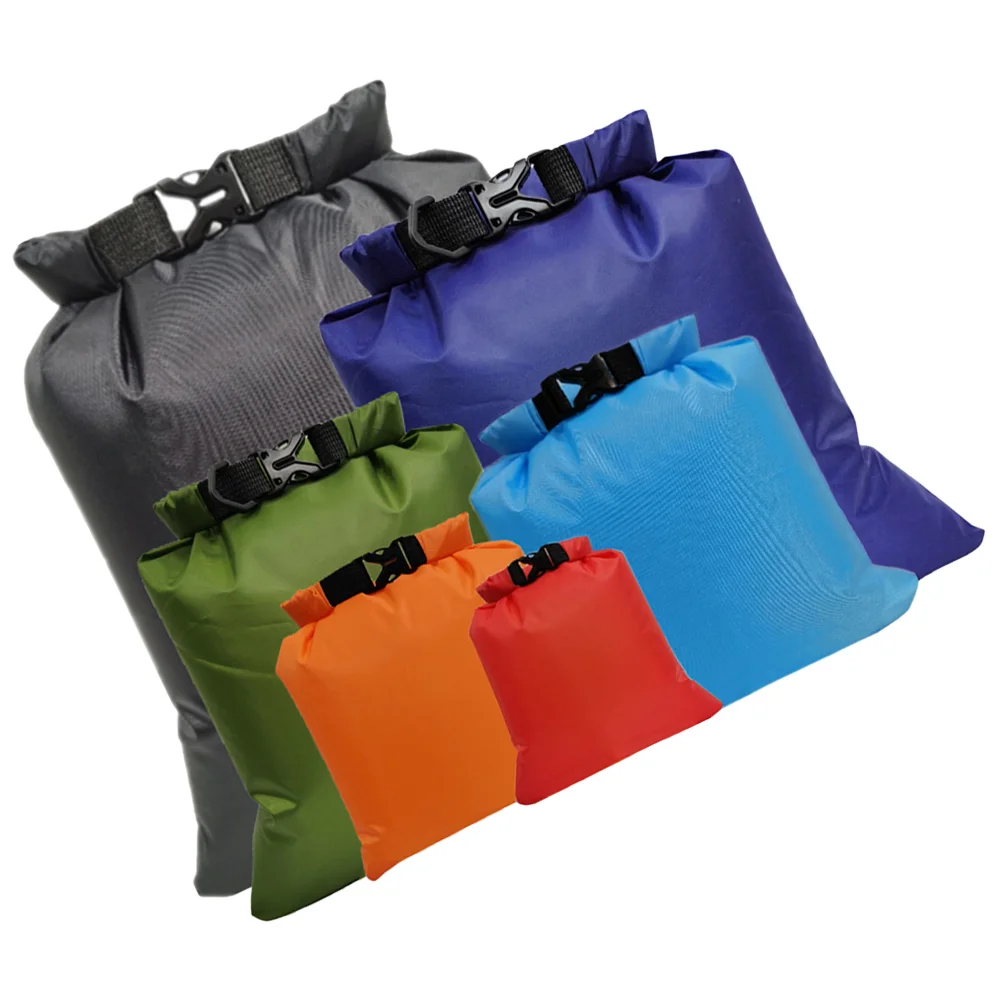 

6 Pcs Boating Dry Bag Outdoor Gear Kayak Dry Bag Outdoor Dry Bag Outdoor Dry Sack Floating Dry Pouch Bag Camping Backpack