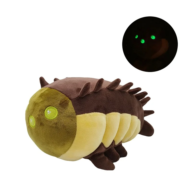 

30cm Hive Worm New Plush Doll Toys Glow In The Dark Animal Cute Caterpillar Eyes Glow at Night Gift Doll Toys for Kids