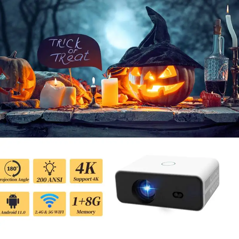 Проектор LynCast 4K 1080P 200ANSI Android 11 0