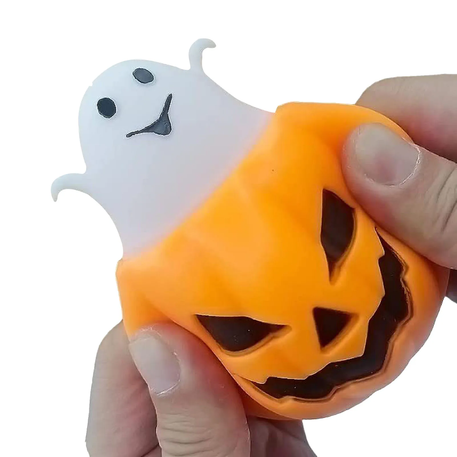 

Halloween Pumpkin Stress Ball Ghost Pumpkin Stress Balls Toys For Kids Decompression Toys For Stress Relief Party Favor Goody