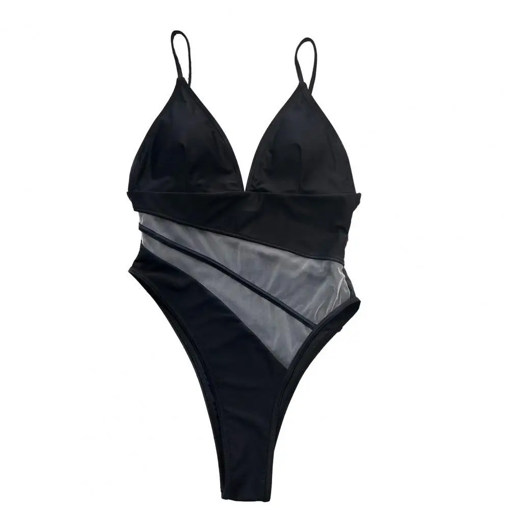 

Chic Swimwear Suit Padded Sexy Bathing Suit Deep V Neck Women Swimsuit