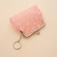 women pvc pink mini coin purses hasp wallet for girl ladies clutch change purse female money bag card holder design keychain bag